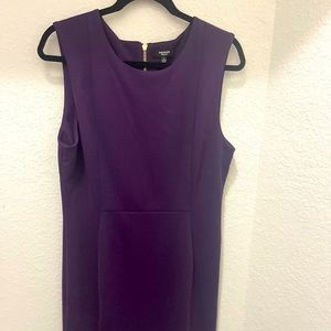🌸 Sleek Purple Midi Dress | Chic Business Casual Look ✨